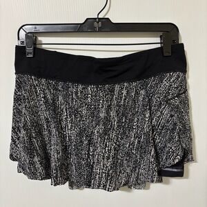 Lululemon Size 8 Printed Quick Pace Skirt Skort Athletic Workout Tennis
